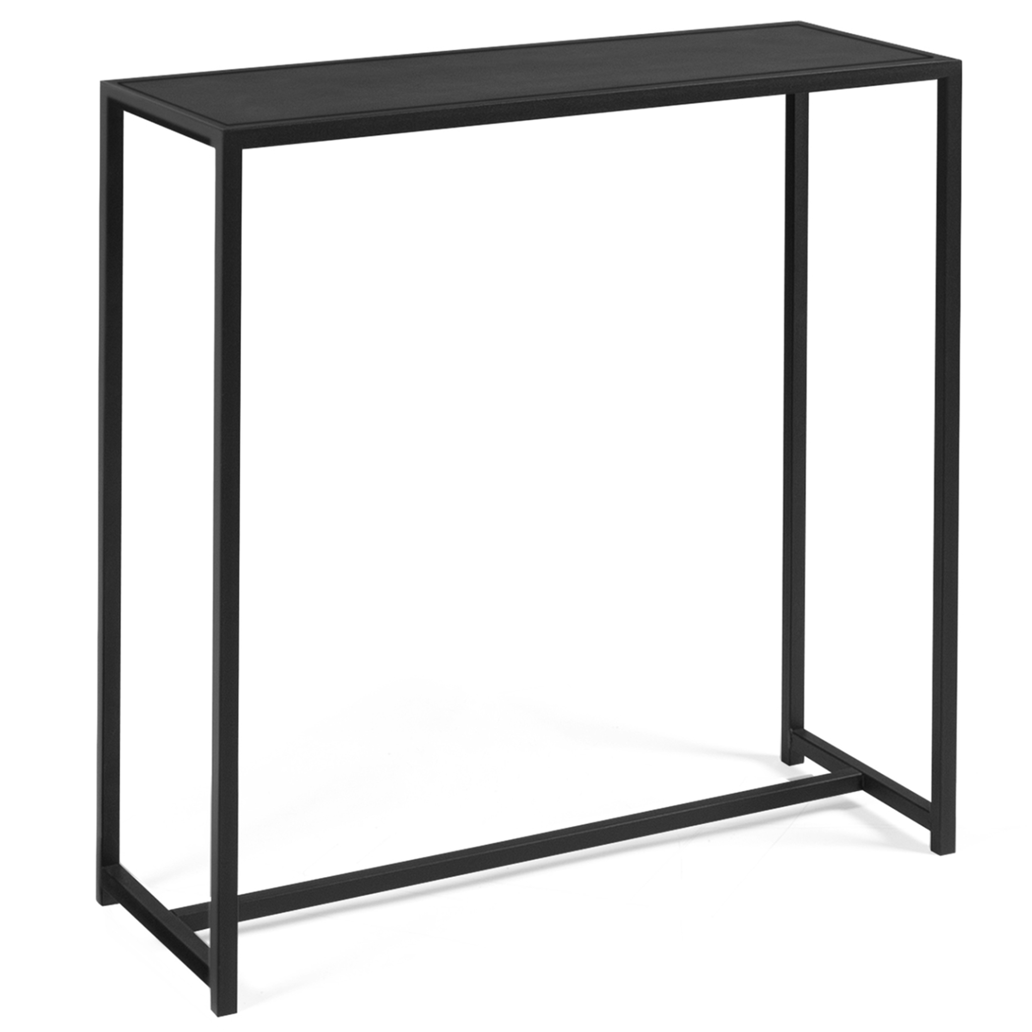 Voir la diapositive 5 : ID MARKET Console davis en métal noir mat design industriel