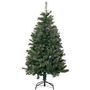 Voir la diapositive 1 : HOMCOM Sapin de Noël artificiel Ø 84 x 150H cm 665 branches épines imitation Nordmann grand réalisme vert