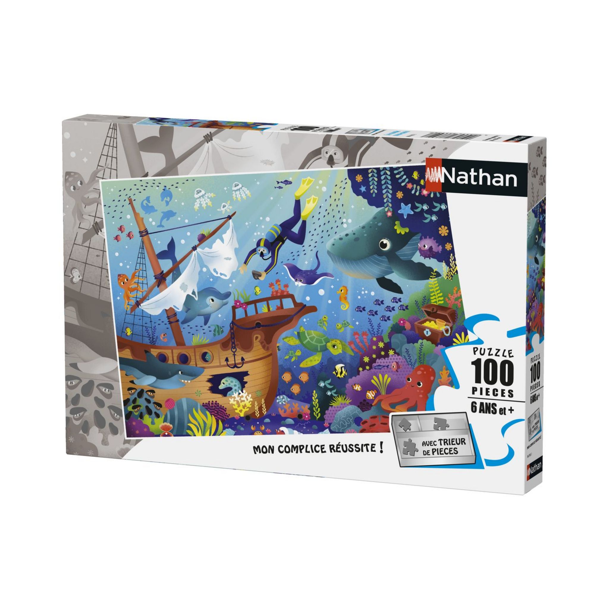 RAVENSBURGER Puzzles 100 pièces Nathan Collection