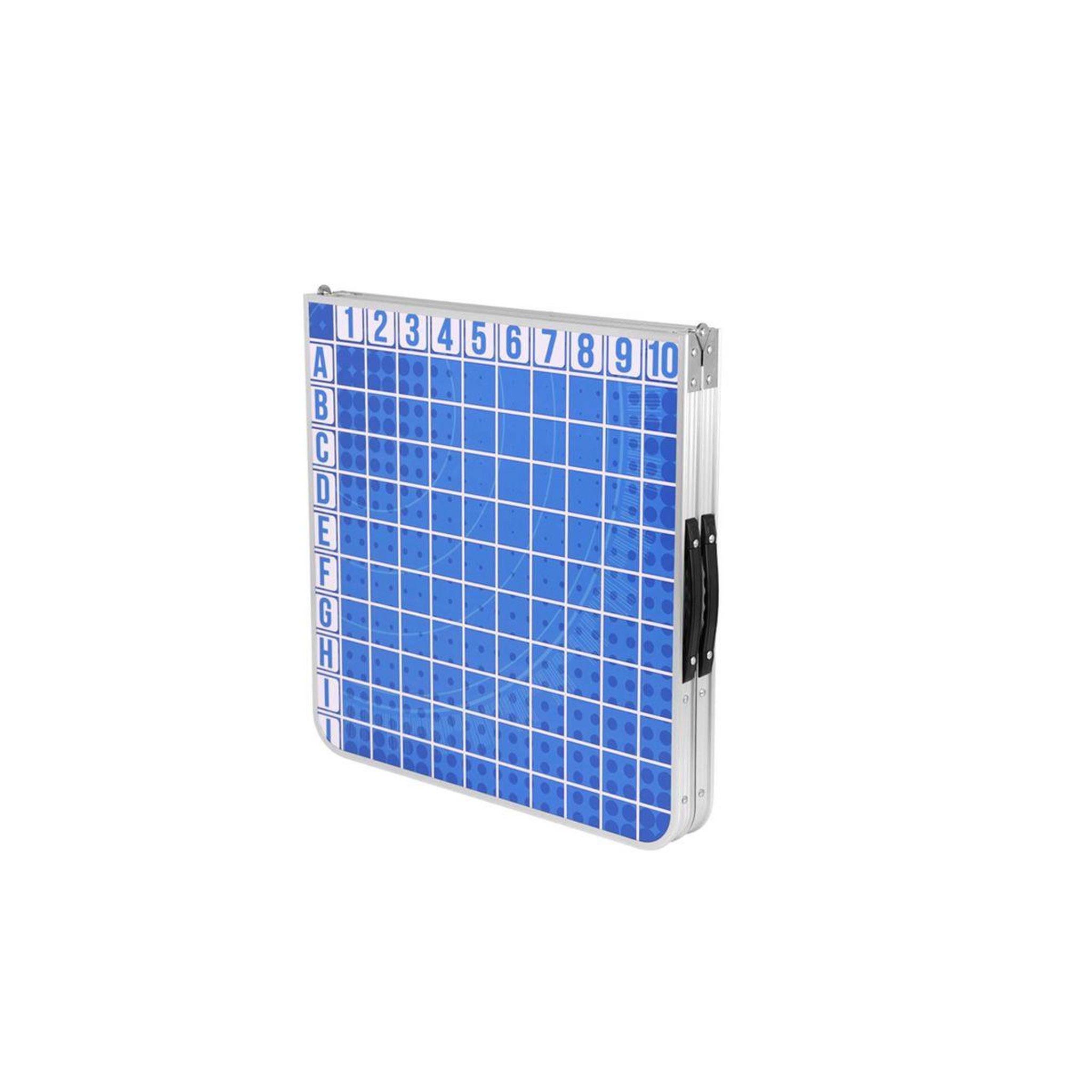 Voir la diapositive 4 : DE FAUGERES Table bataille navale  pliable  120cm bleu & rouge