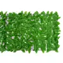 VIDAXL Ecran de balcon avec feuilles vert 600x75 cm