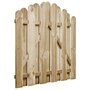 Voir la diapositive 2 : VIDAXL Portail de jardin Bois de pin impregne 100x100 cm