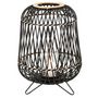 Voir la diapositive 2 : Paris Prix Lanterne Déco  Bambou sur Pied  49cm Noir