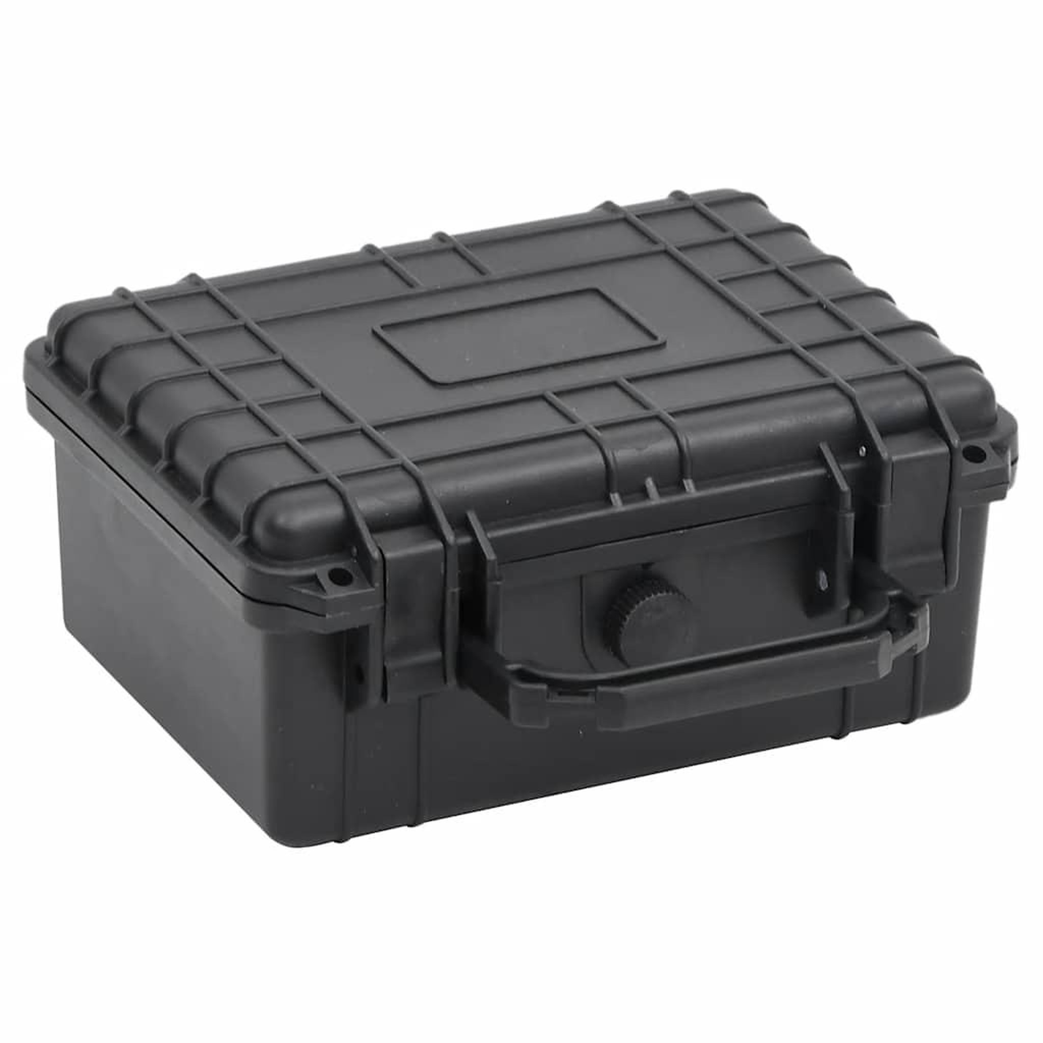 VIDAXL Valise de vol portable noir 24x19x11 cm pp