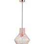 Paris Prix Lampe Suspension Design  Geraldine  134cm Cuivre
