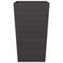 Voir la diapositive 5 : VIDAXL Jardiniere noir 45x45x75 cm acier