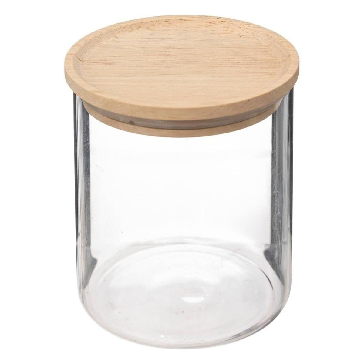 FIVE Lot de 3 Bocaux en Verre  Hermet  350ml Transparent & Naturel