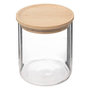 Voir la diapositive 2 : FIVE Lot de 3 Bocaux en Verre  Hermet  350ml Transparent & Naturel