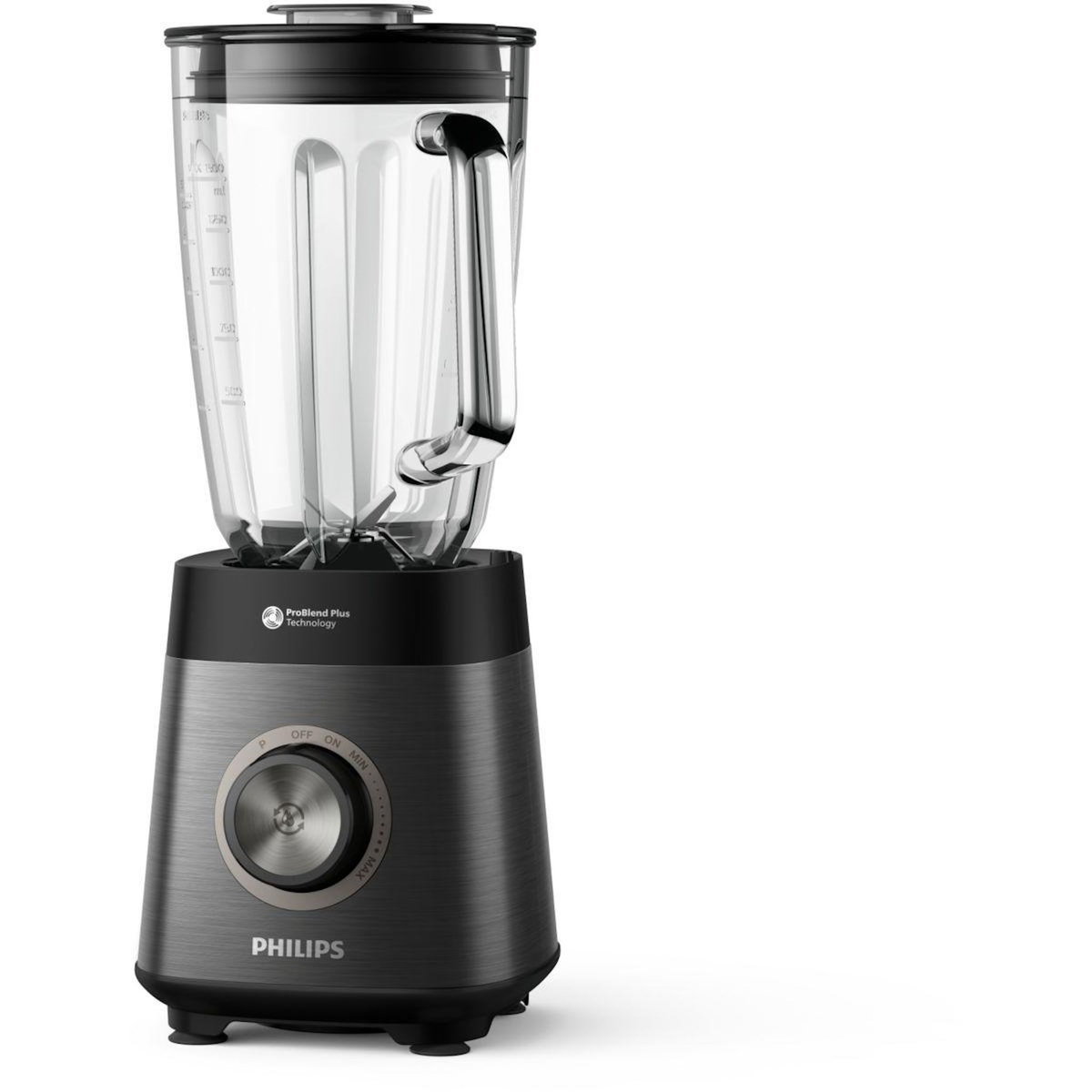 Philips Blender HR3040/00 Blender mixeur métal Série 5000 2L, 1200W