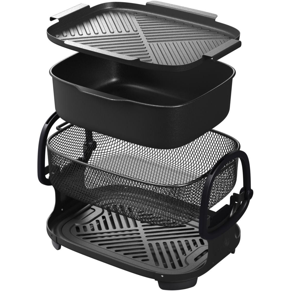 Philips Multicuiseur Air Cooker connecté Séries 7000 NX0960/96 7 L, 300 recettes préprogrammées