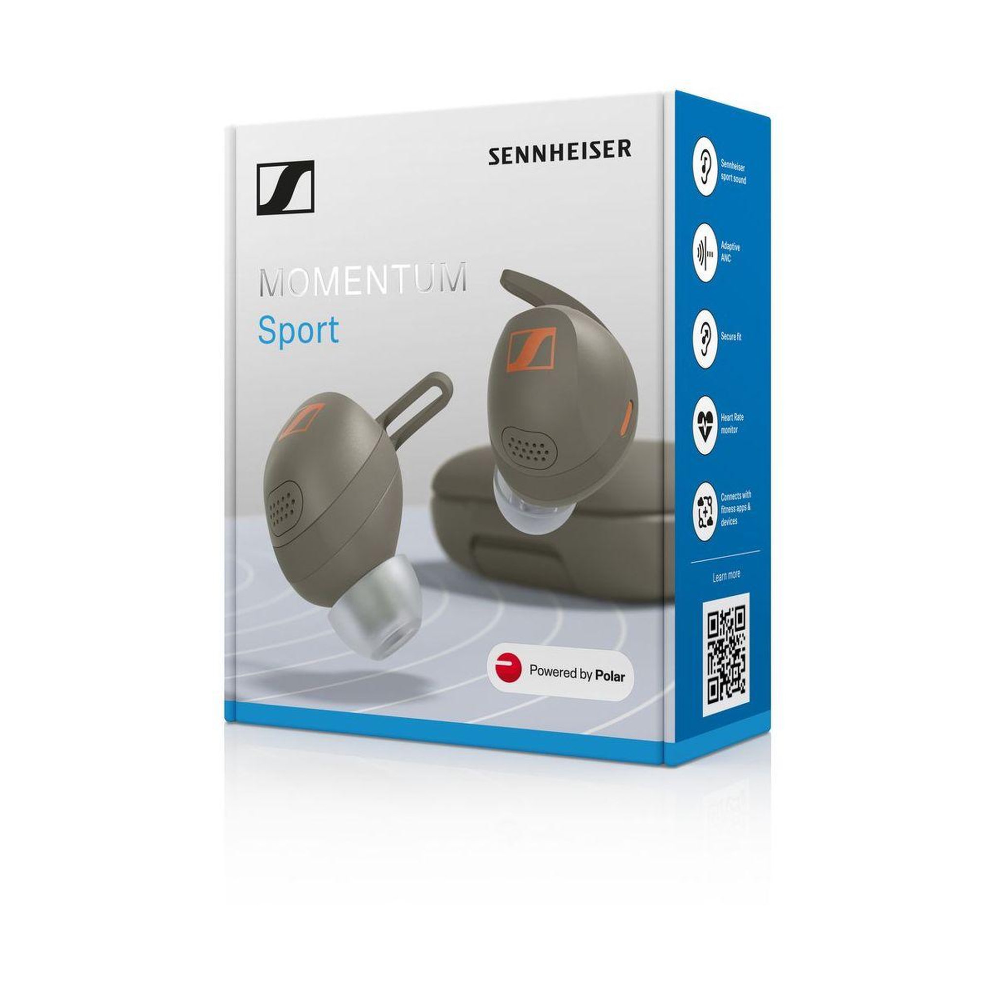 Voir la diapositive 5 : Sennheiser Ecouteurs sport Momentum Sport OIive