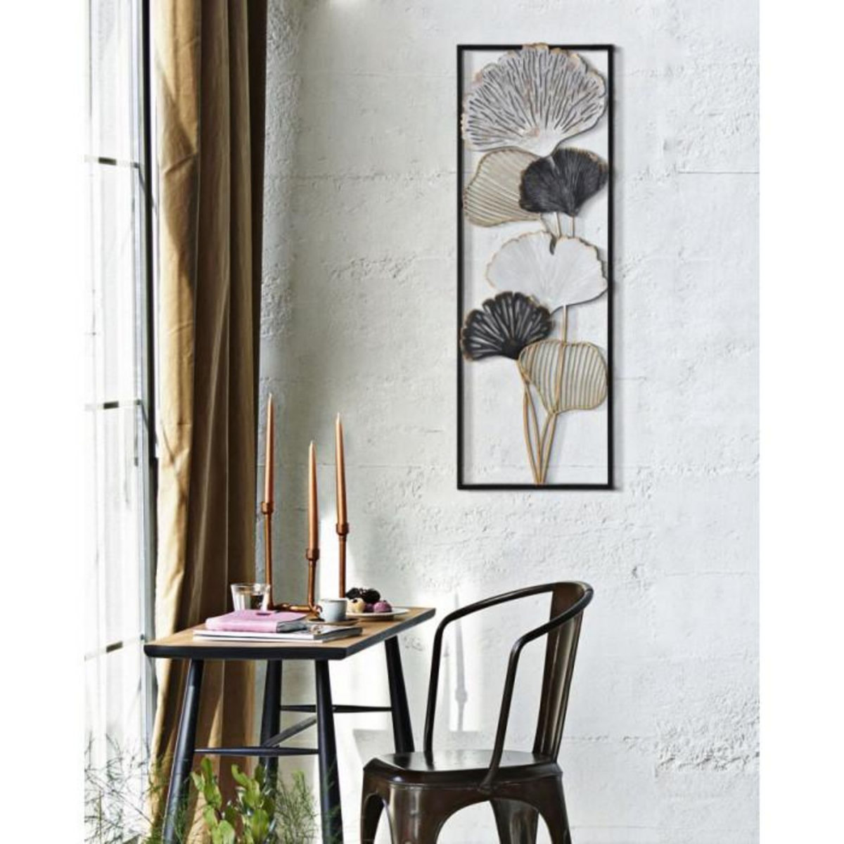 Paris Prix Décoration Murale Encadrée en Métal  Oryb  90cm Multicolore