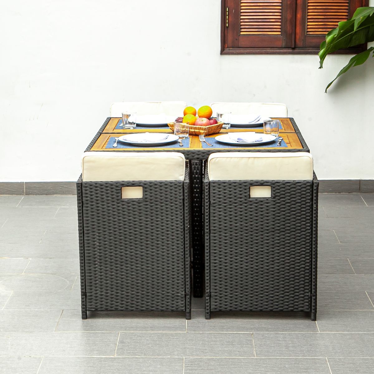 Salon  de jardin - 4 places - DARWIN