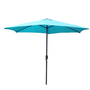 Voir la diapositive 1 : CONCEPT USINE Parasol droit rond diamètre 3 m bleu PORTOFINO