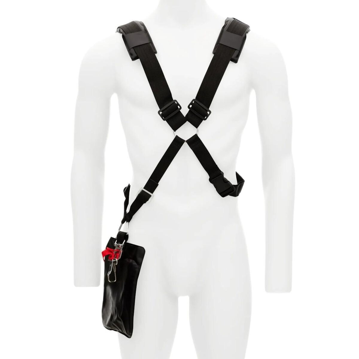 Ikra Outils de Jardin Multifonction Thermique 4en1 Taille haie + Élagueuse + Débroussailleuse (lame et bobine) Harnais Confort IKRA