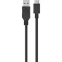 ESSENTIEL B Câble micro USB vers USB noir 1M