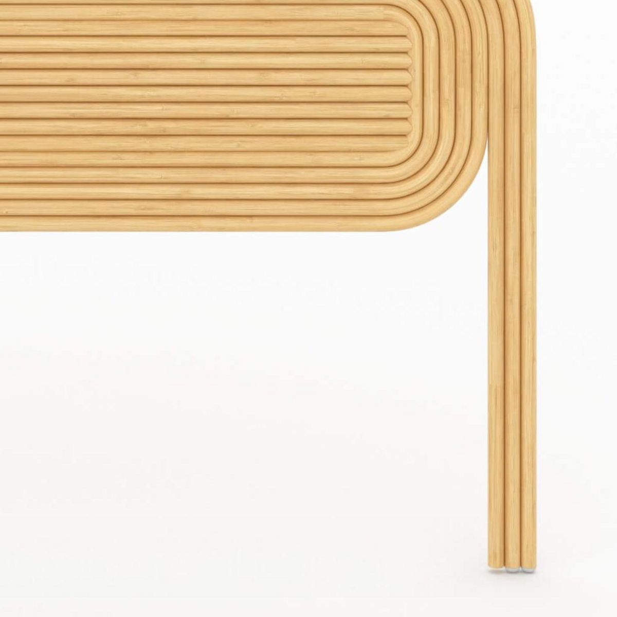 Rendez vous déco Tête de lit en rotin 140 cm - Paloma