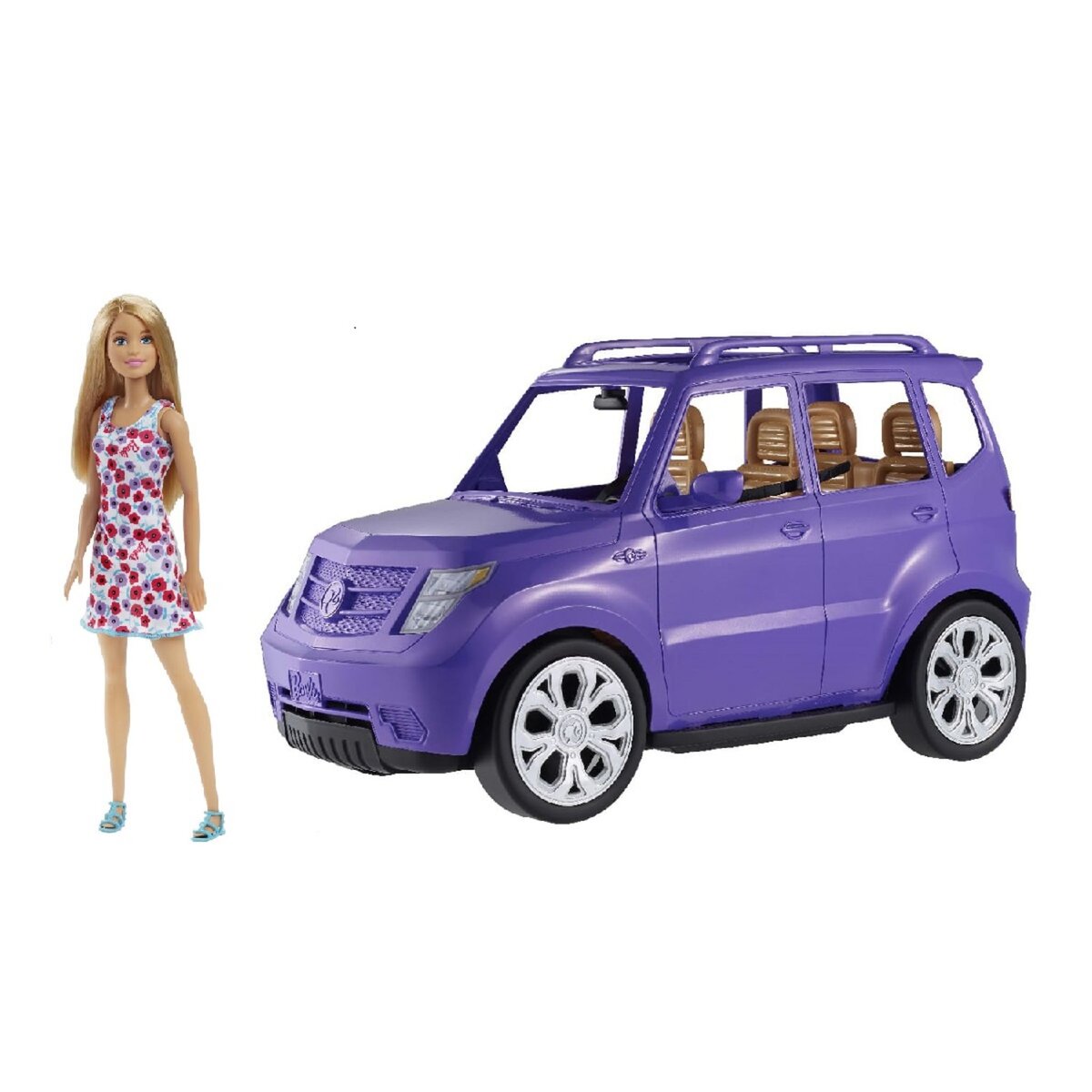 BARBIE Poupée Barbie + voiture 