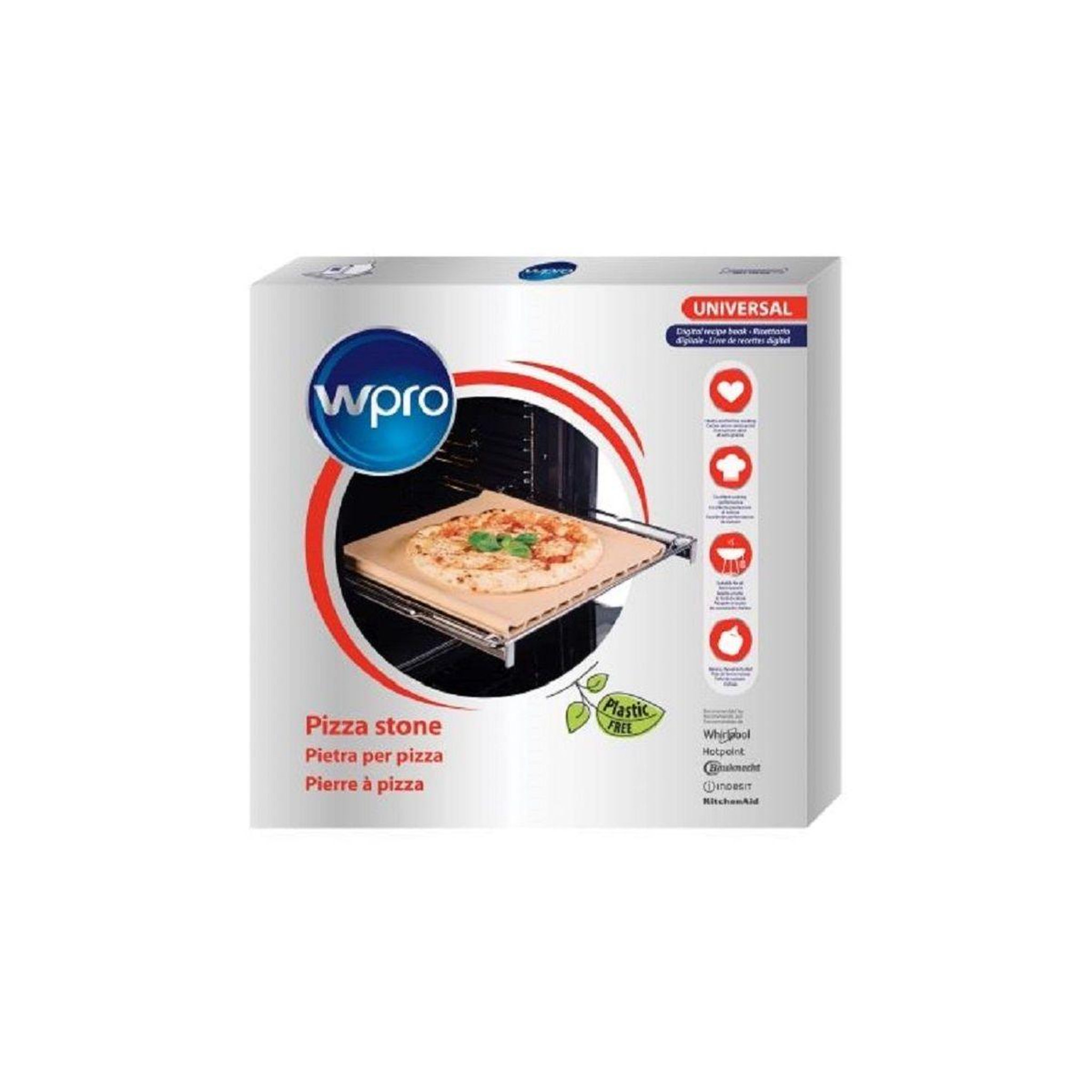 WPRO Pierre à pizza pour four bbq plaque gaz