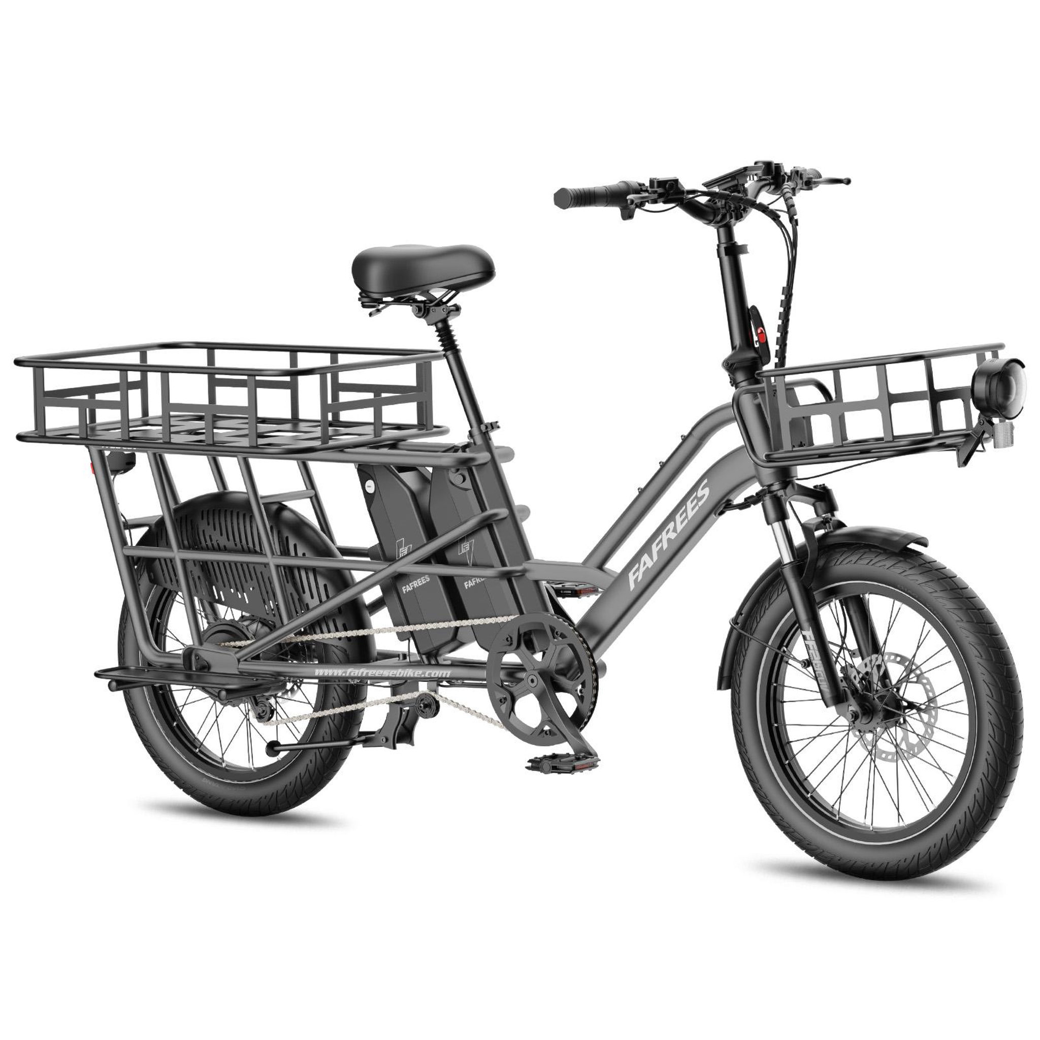 Voir la diapositive 4 : FAFREES Vélo cargo électrique familial fafrees ff20 cuv