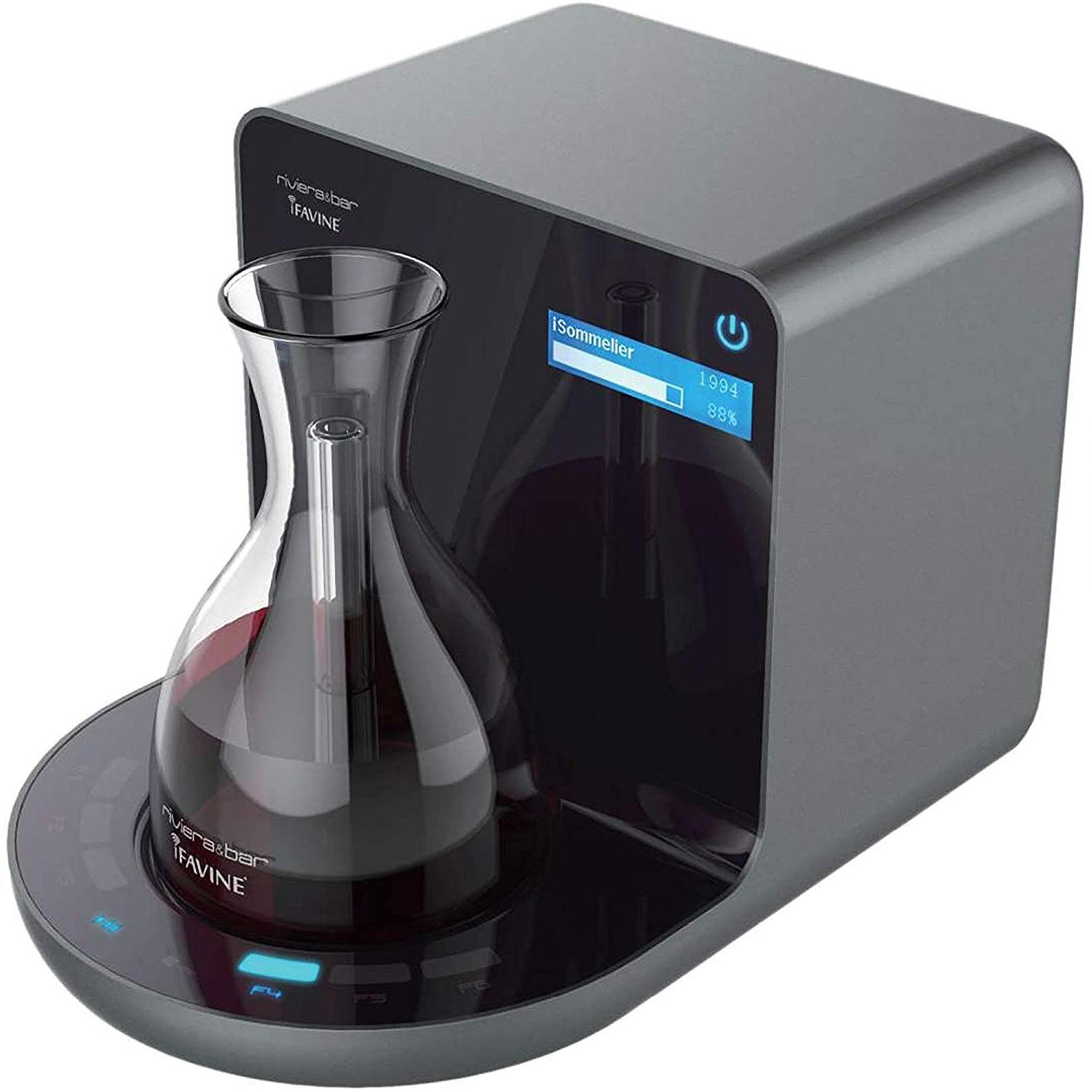 Voir la diapositive 2 : Riviera & Bar Carafe à décanter connectée pour vins 0.75l - BV1000A
