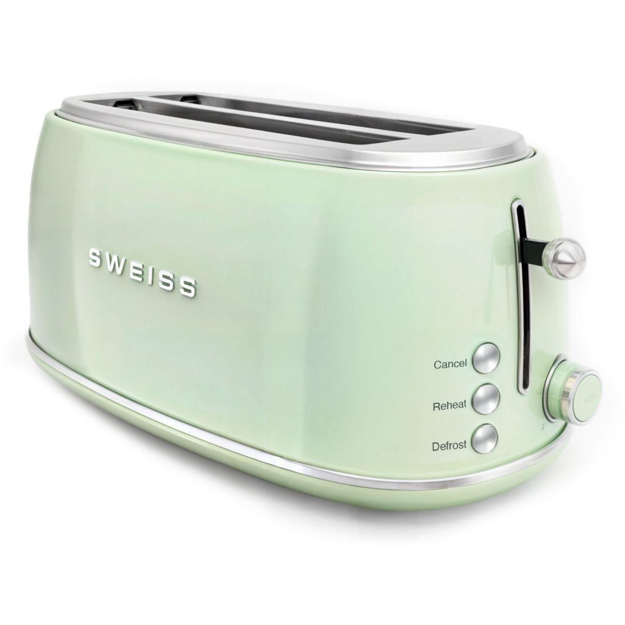 Voir la diapositive 2 : SWEISS Grille-pain baguette vintage vert GRV7