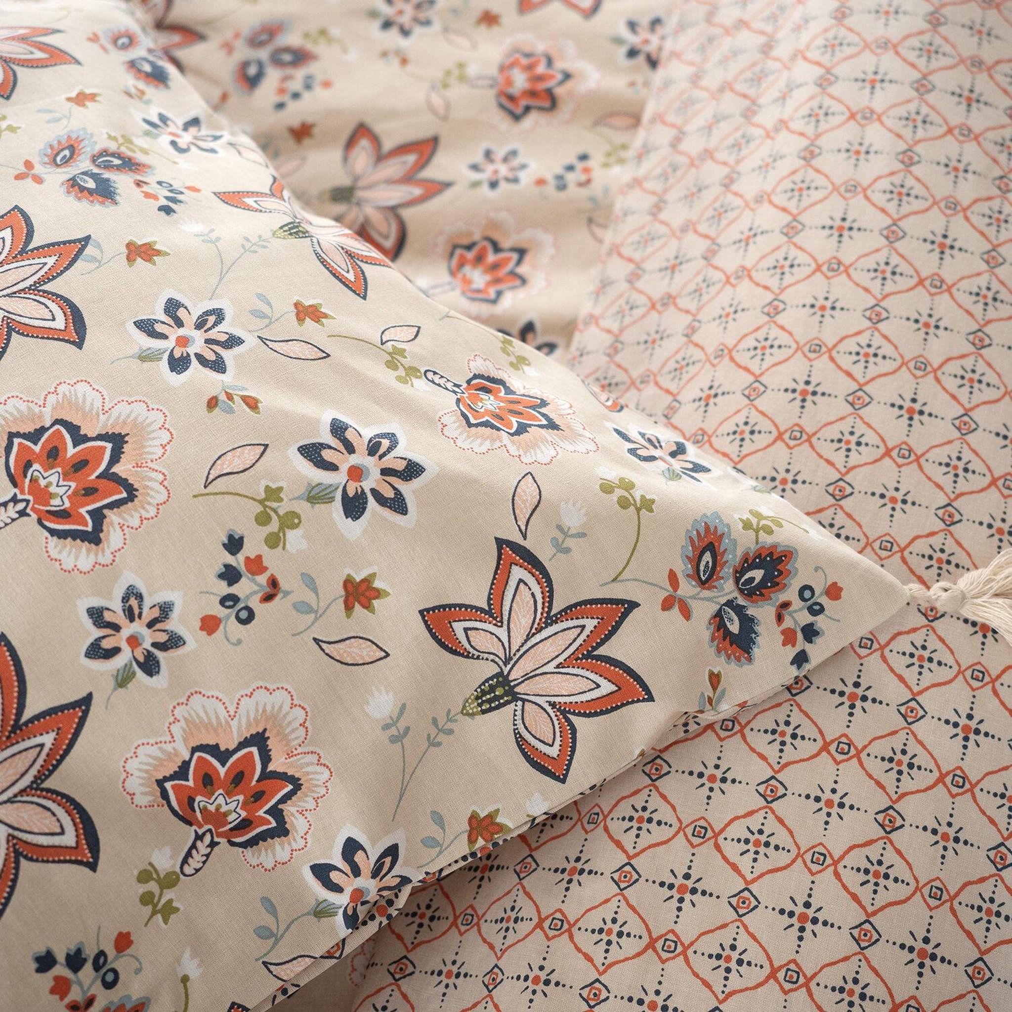 Voir la diapositive 3 : Home collection Parure de couette 3pcs 240x220cm better coton denia