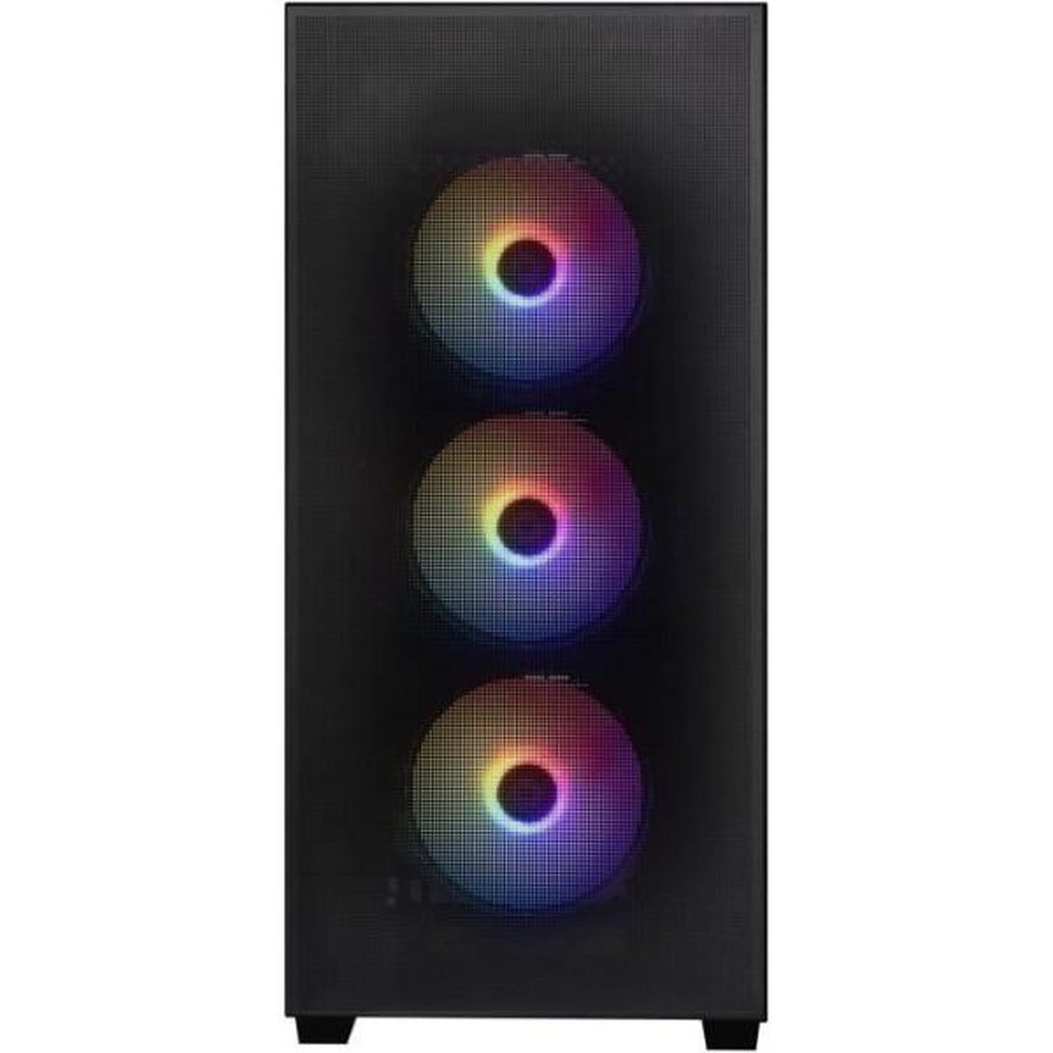 Voir la diapositive 2 : BitFenix Boîtier pc - bitfenix - flow (noir) - moyen tour - format atx - sans alimentation