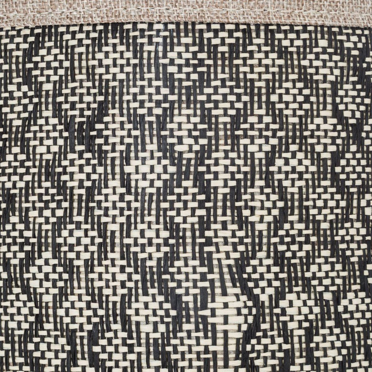 ATMOSPHERA Trio de panier en osier Nomade - Beige et Noir