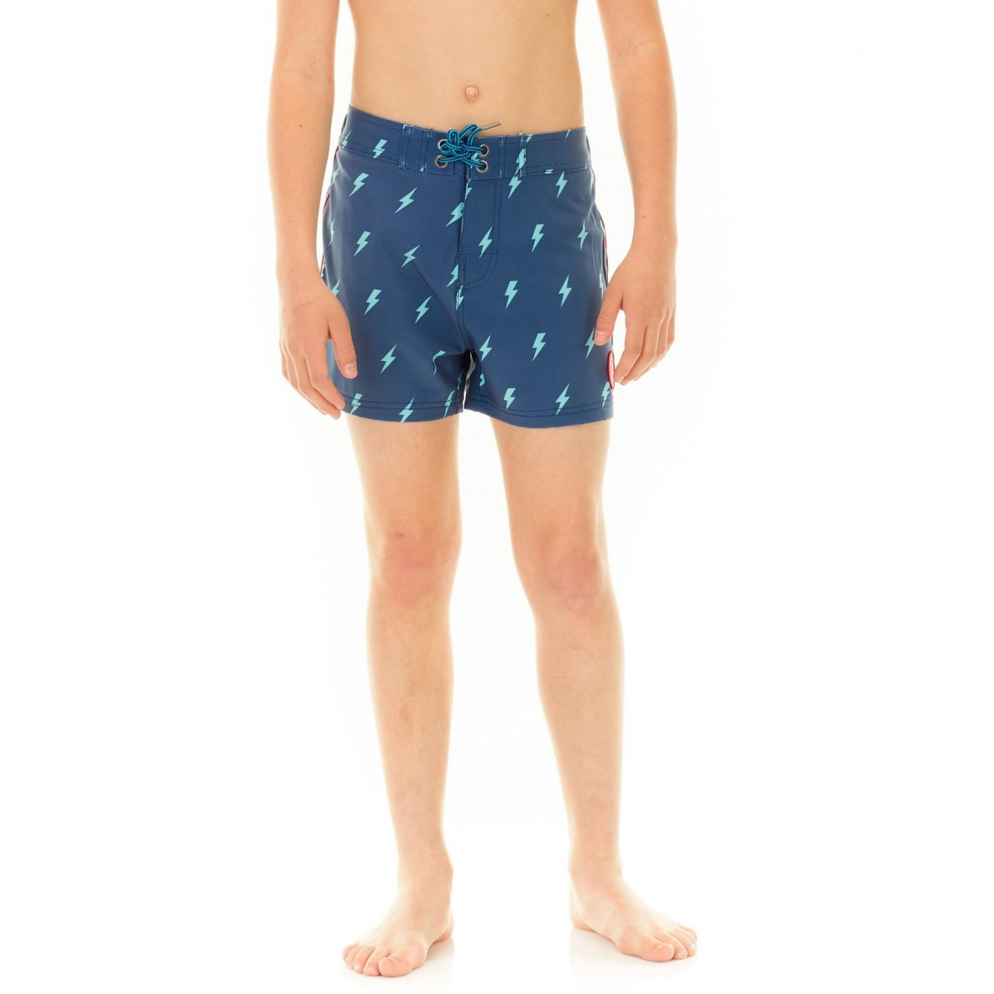 Voir la diapositive 2 : FREEGUN Boardshort soft touch garçon ceinture plate Flash