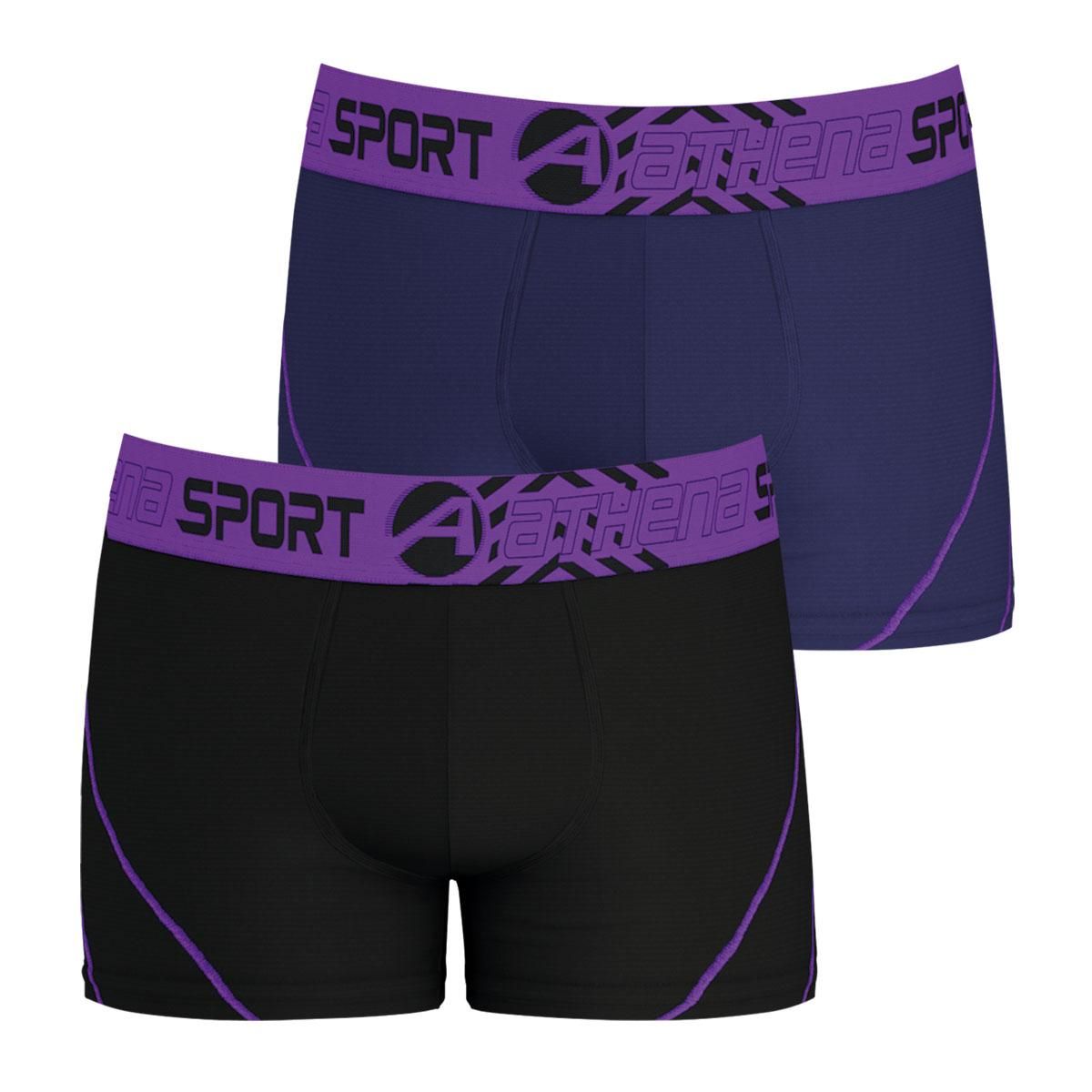 Athena Lot de 2 boxers homme Air Performance