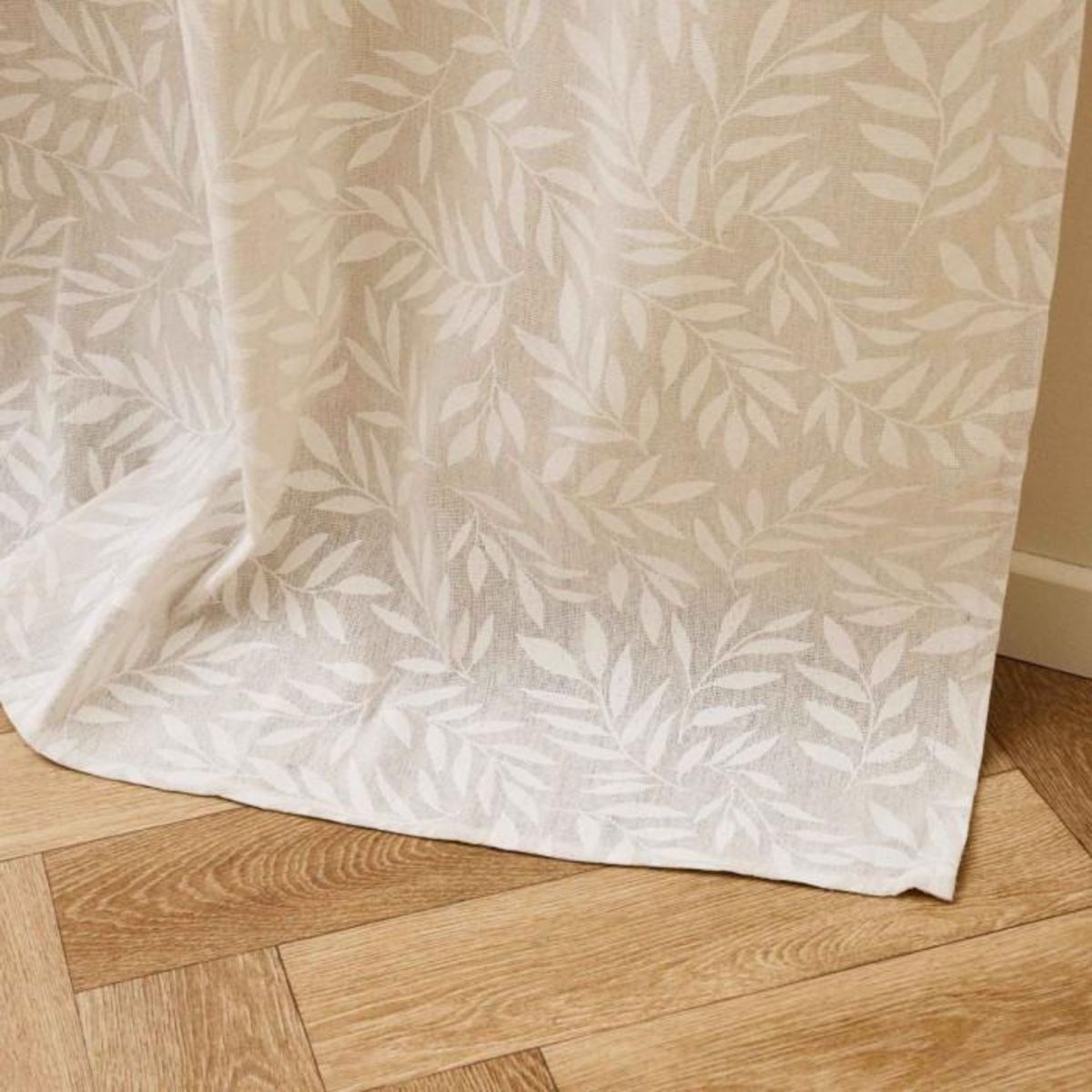 Paris Prix Rideau à Œillets Imprimé  Naya  140x240cm Naturel