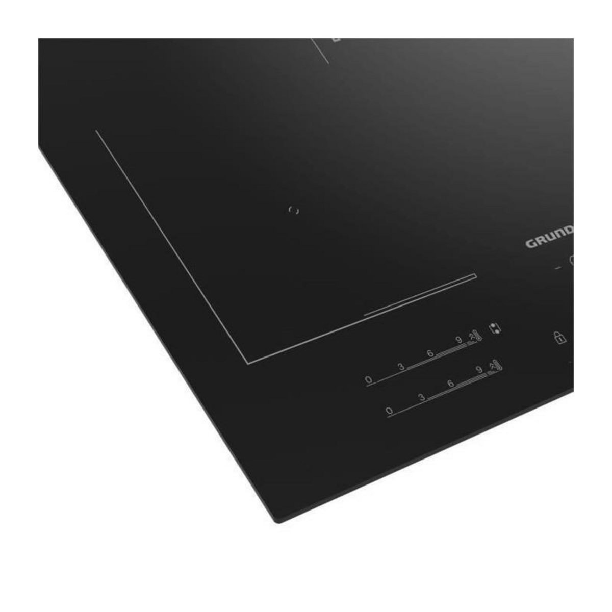 Grundig Plaque de cuisson induction GRUNDIG - 3 feux - 60 cm - GIEI627374PN