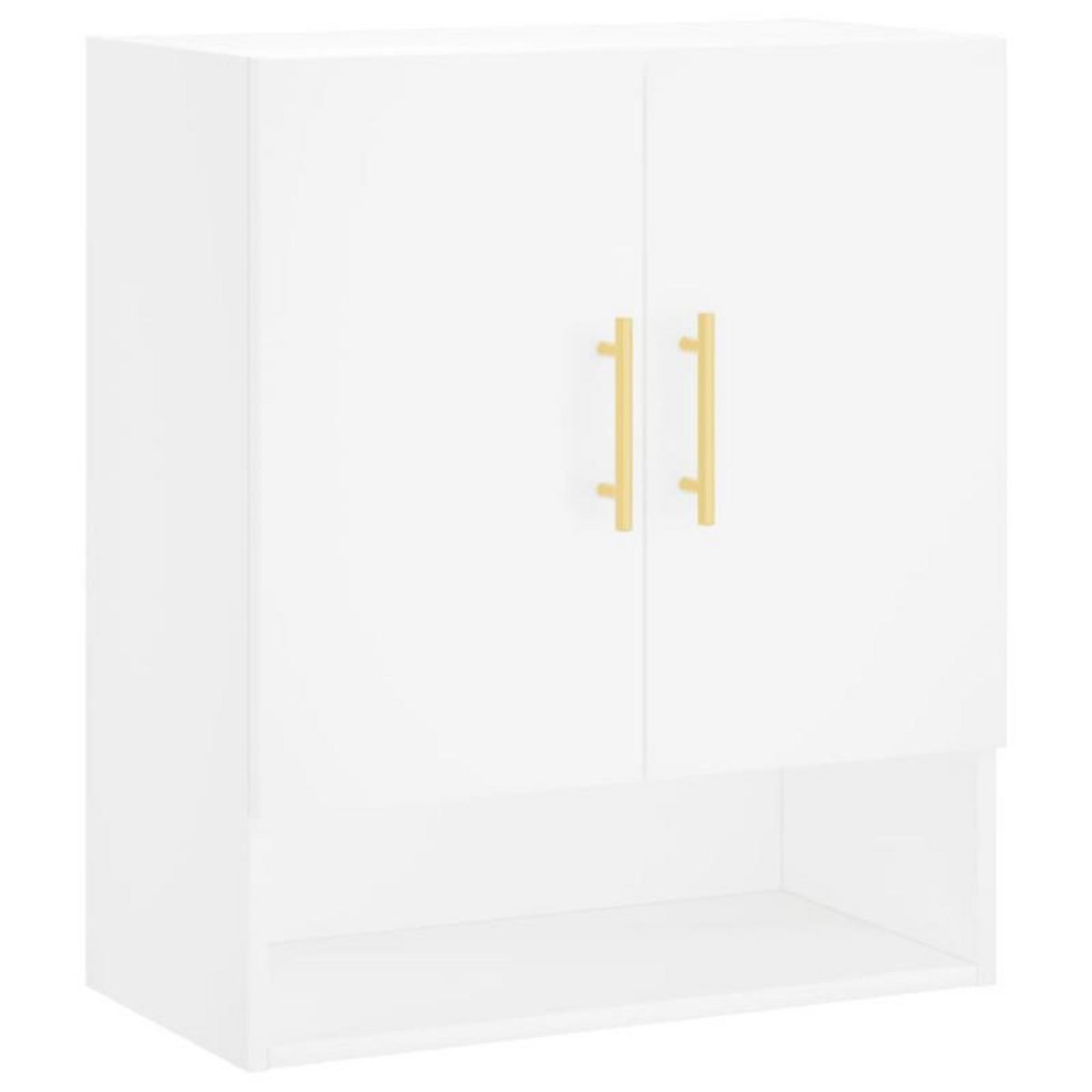 VIDAXL Armoire murale blanc 60x31x70 cm bois d ingénierie