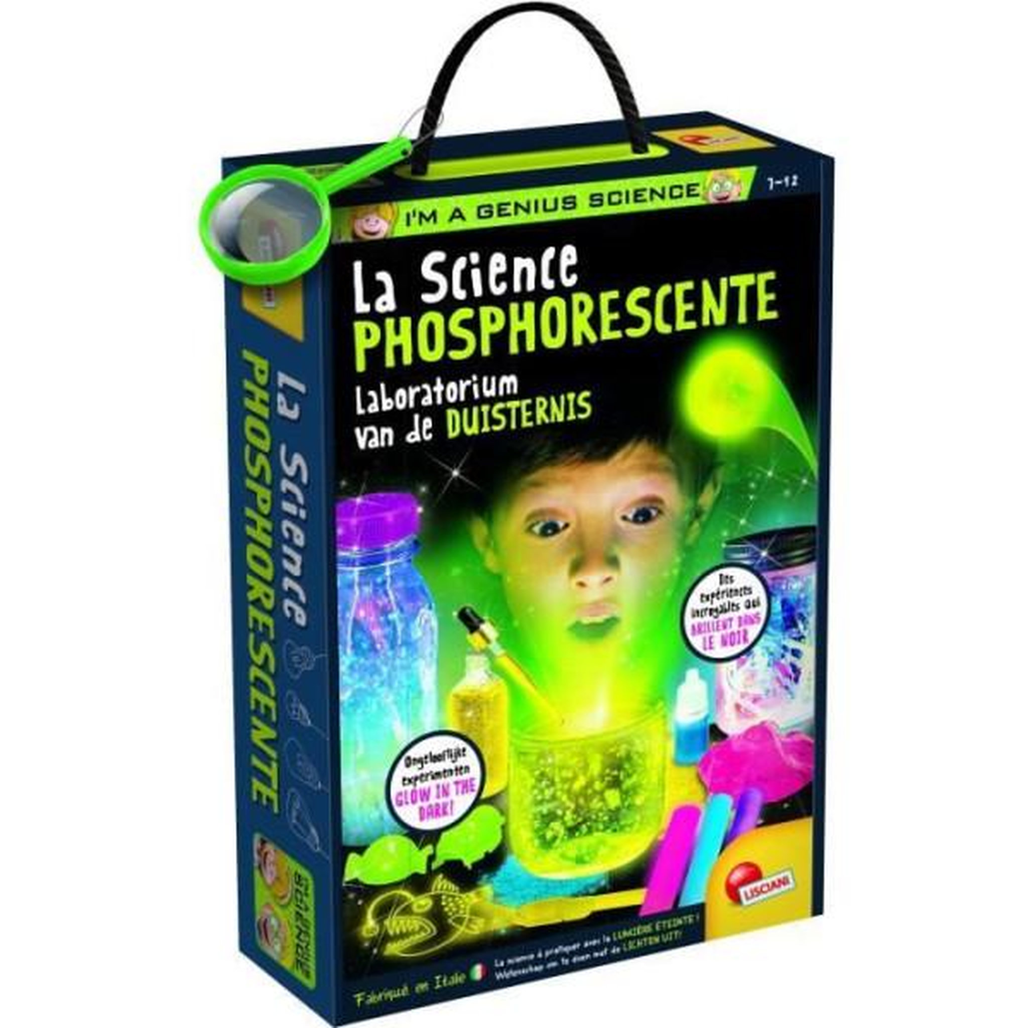 LISCIANI GIOCHI Génius science - jeu scientifique - la science phosphorescente - lisciani