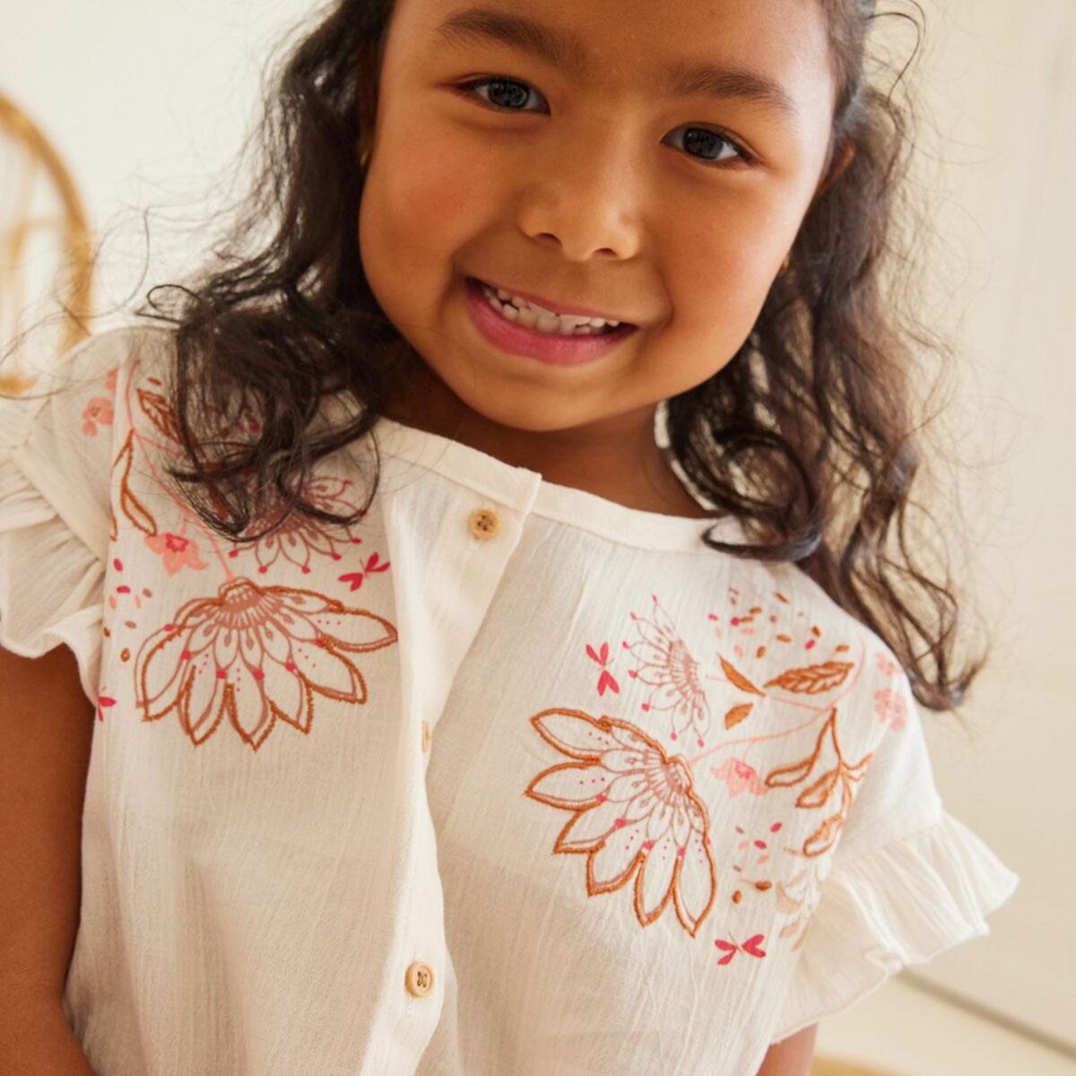 Petit Béguin Blouse fille Mahonia