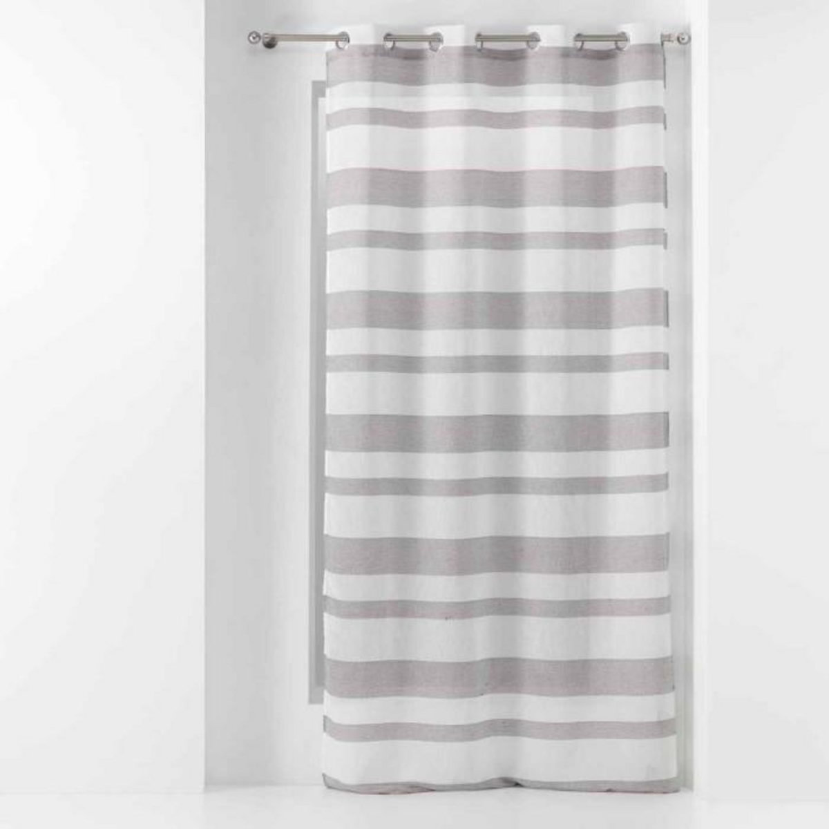 Paris Prix Rideau Voilage à Œillets  Palerma  140x240cm Blanc