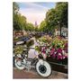 Voir la diapositive 2 : RAVENSBURGER Puzzle 1000 p - Velo et fleurs a Amsterdam