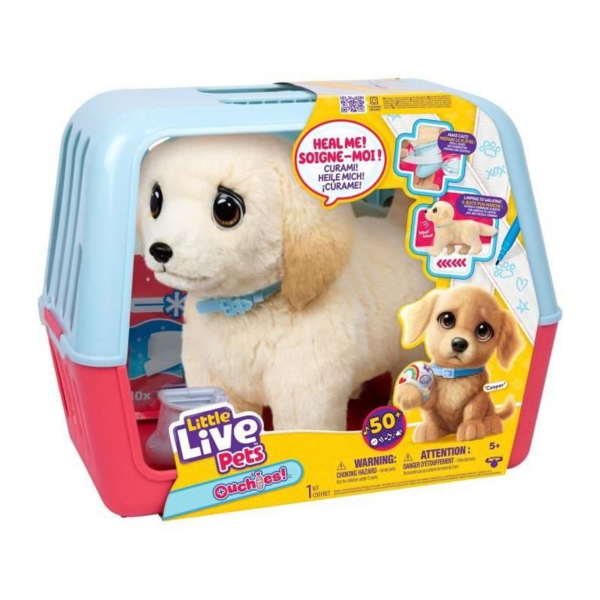 LITTLE LIVE PETS Peluche - LITTLE LIVE PETS - Mon chien ouchies - Des 5 ans