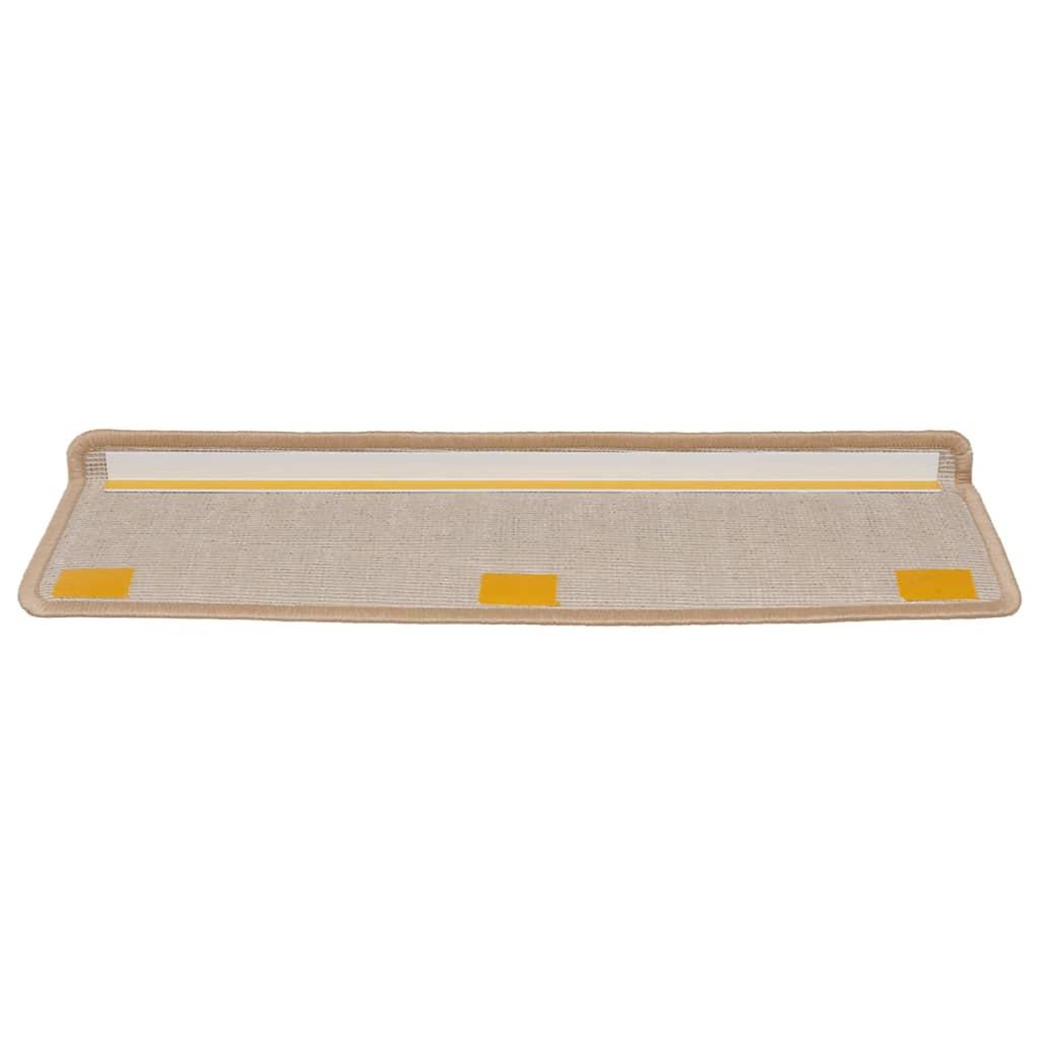Voir la diapositive 5 : VIDAXL Tapis d'escalier 15 pcs Dore 65x21x4cm