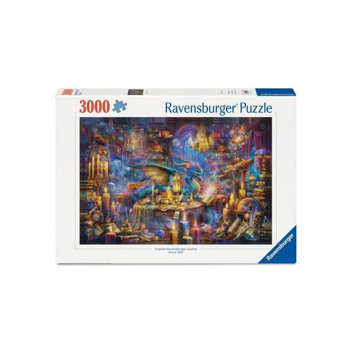 RAVENSBURGER Puzzle 3000 p La bibliotheque des savoirs enchantés