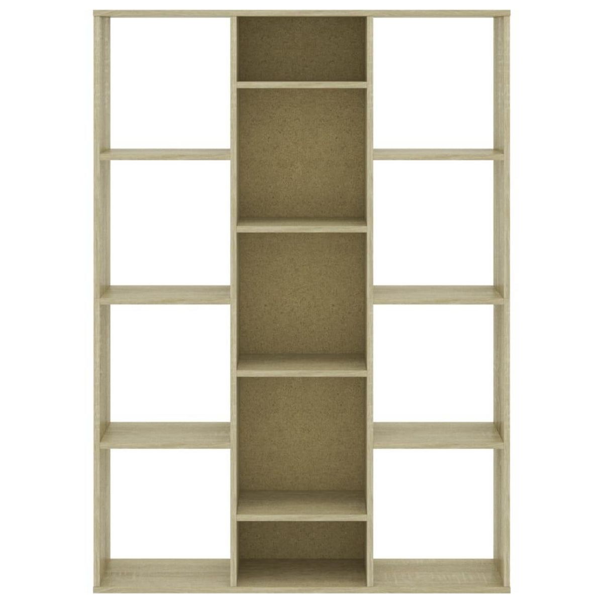 VIDAXL Separateur de piece/Bibliotheque Chene sonoma 100x24x140 cm