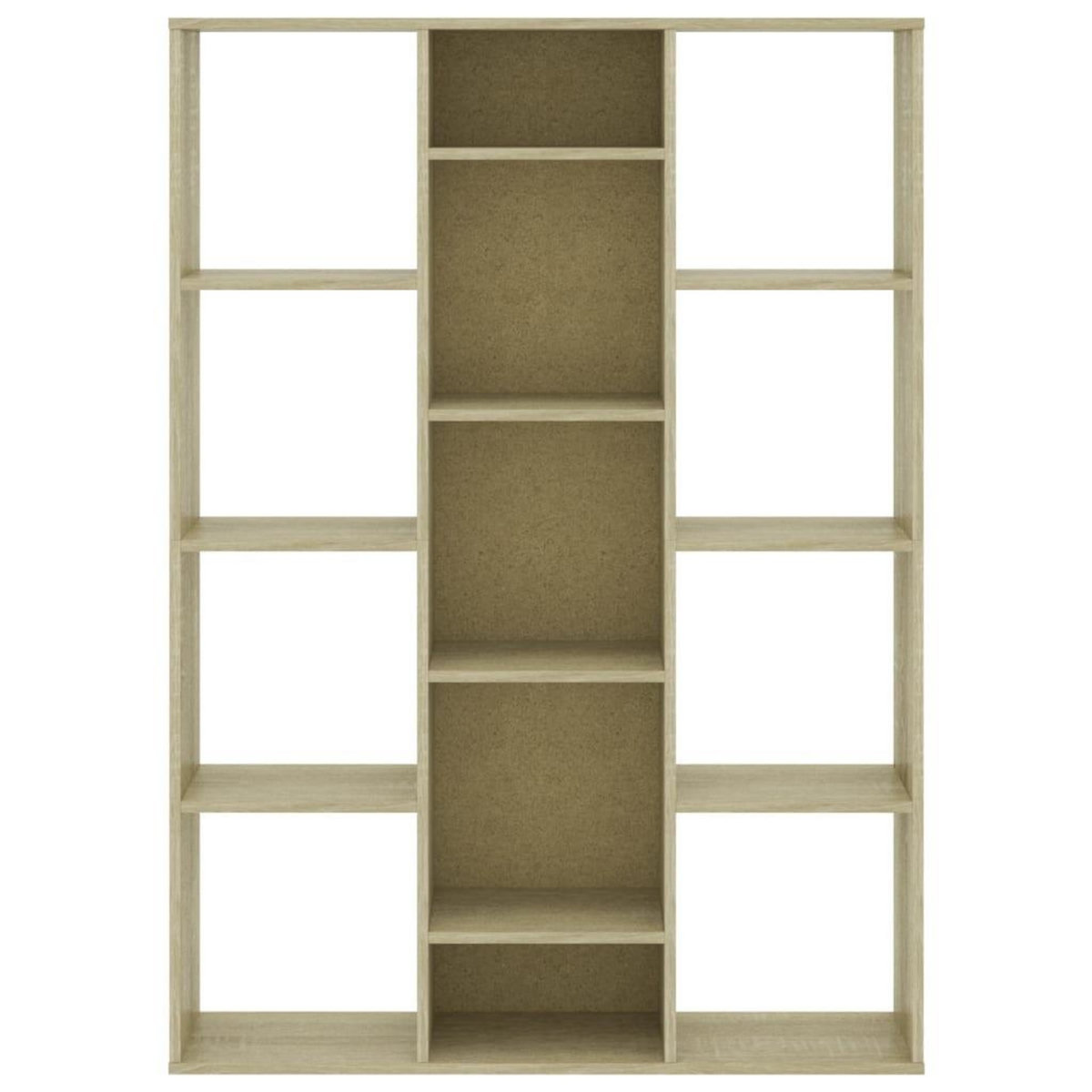 VIDAXL Separateur de piece/Bibliotheque Chene sonoma 100x24x140 cm