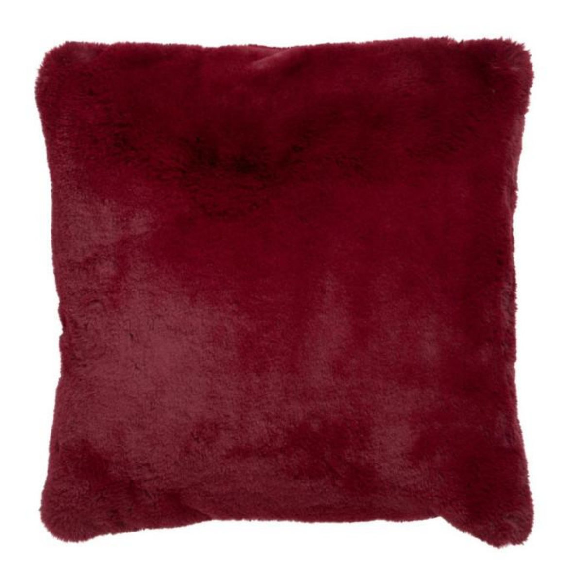 Paris Prix Coussin Imitation Fourrure  Cutie II  45x45cm Rouge
