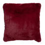 Voir la diapositive 1 : Paris Prix Coussin Imitation Fourrure  Cutie II  45x45cm Rouge