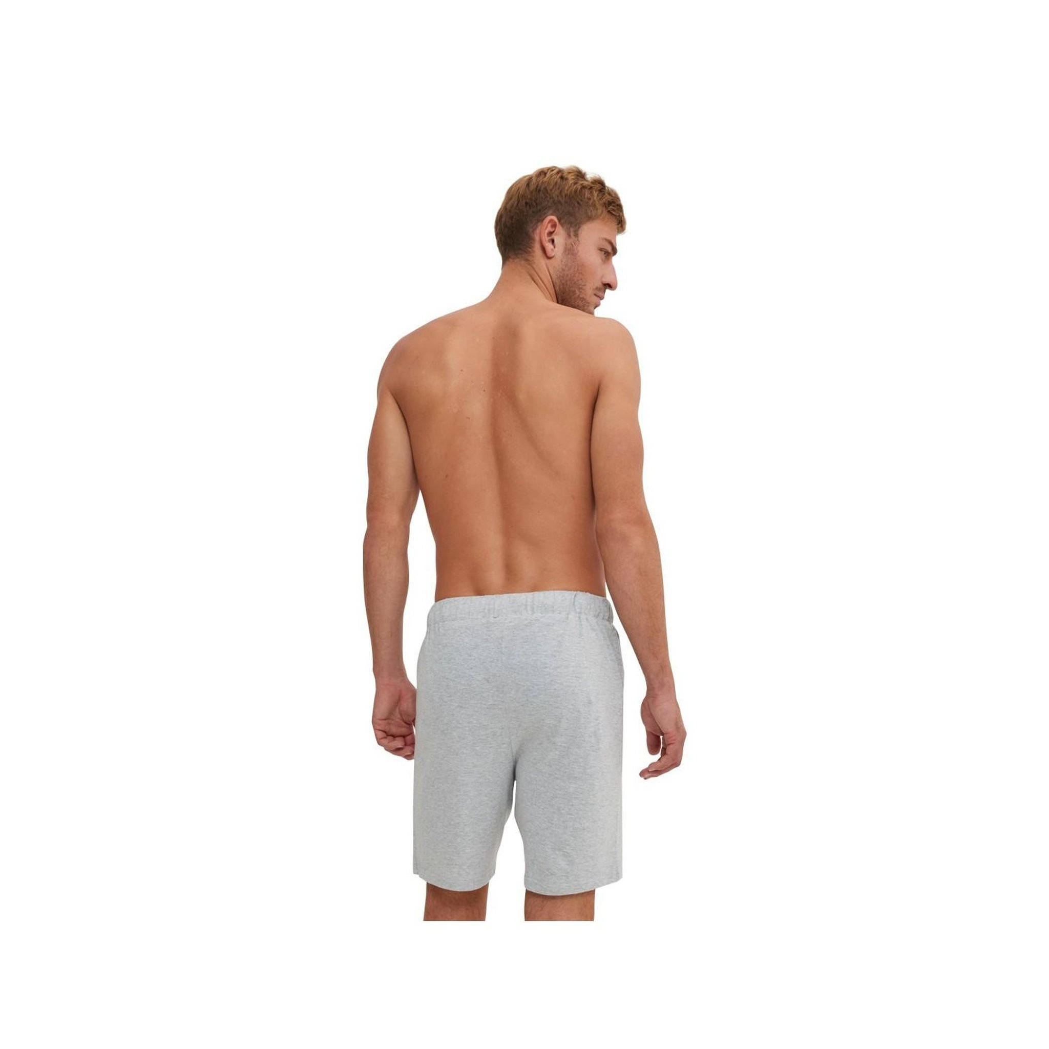 Voir la diapositive 4 : SERGE BLANCO Ensemble pyjama court tshirt col rond homme en coton