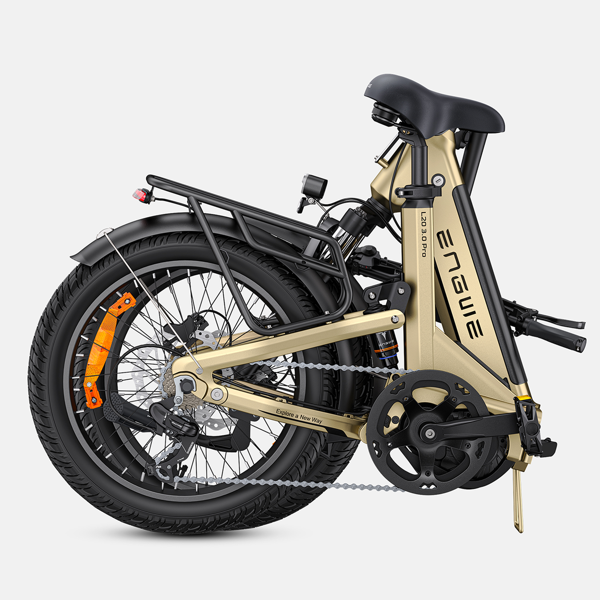 Voir la diapositive 2 : ENGWE Vélo électrique ENGWE L20 3.0 Pro 250 W