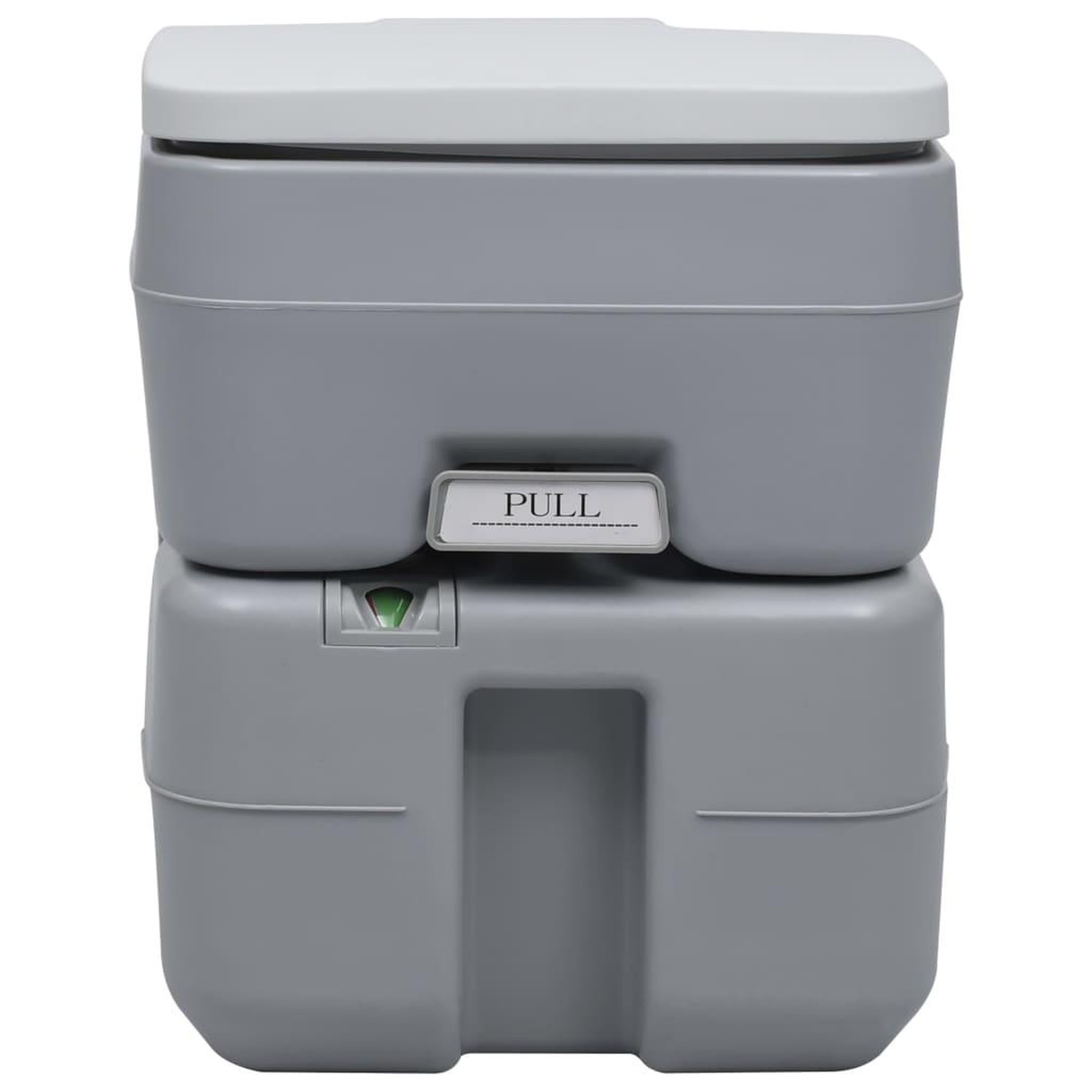 Voir la diapositive 2 : VIDAXL Toilette portable de camping Gris 20+10 L