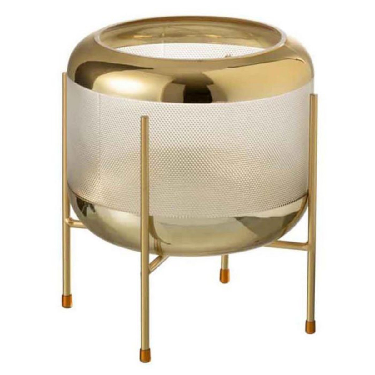 Paris Prix Vase Design  Sucomba  22cm Transparent & Or