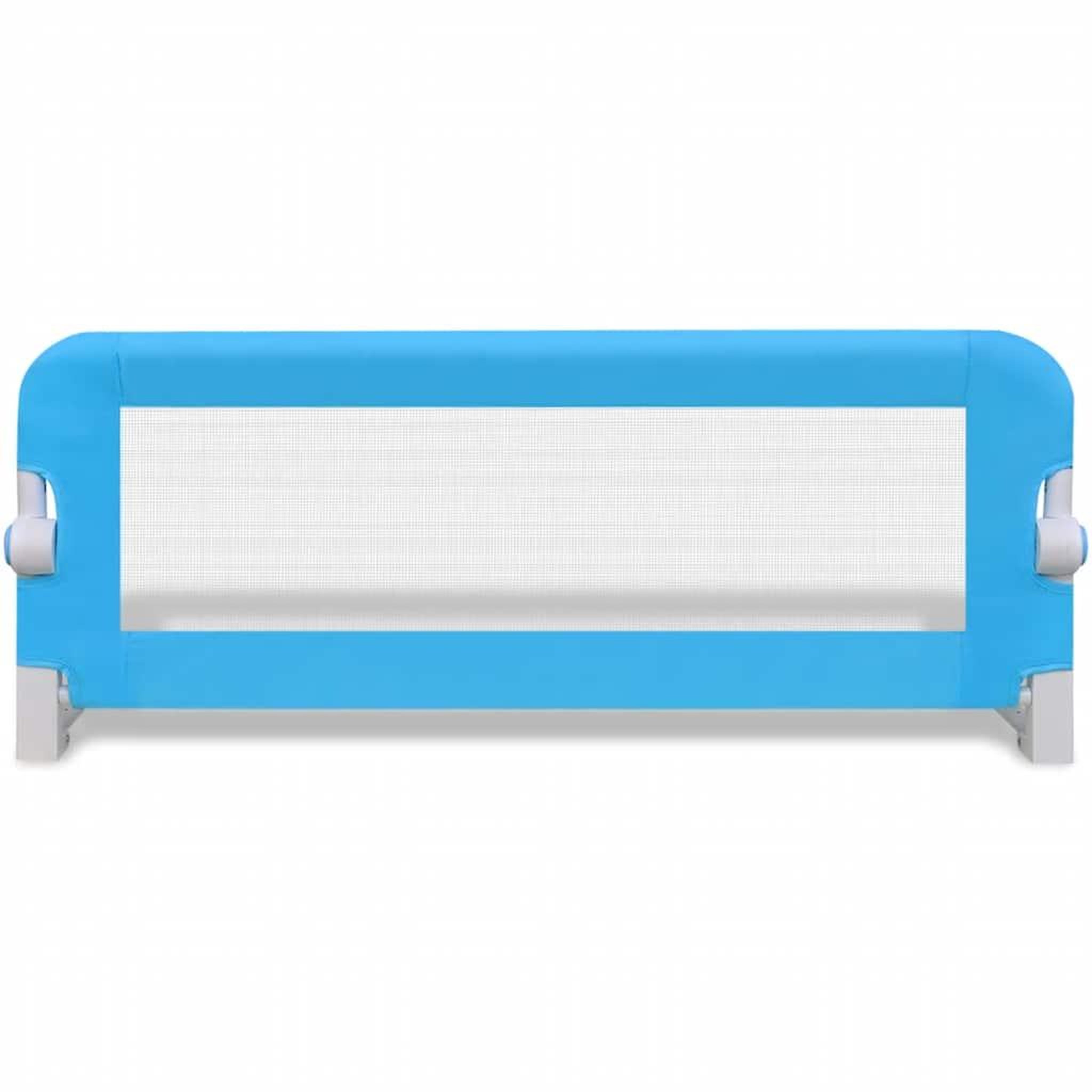 Voir la diapositive 4 : VIDAXL Barriere de lit de securite pour tout-petits 2pcs Bleu 102x42cm